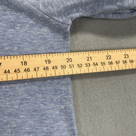 Nike Sportswear Hoodie Mens Medium Blue Gray Pullover Logo Pocket Sweatshirt - Picture 4 of 7